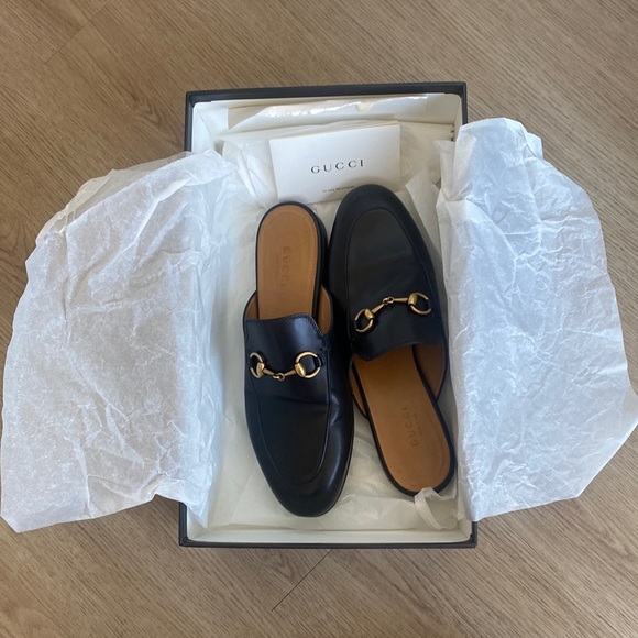 GUCCI Princetown Leather Slipper - Picture 10 of 14